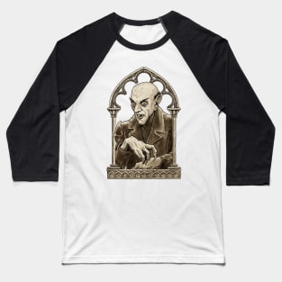 Nosferatu the Vampire Baseball T-Shirt